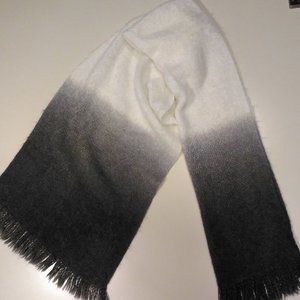 Ann Taylor Loft Cream to Black Scarf